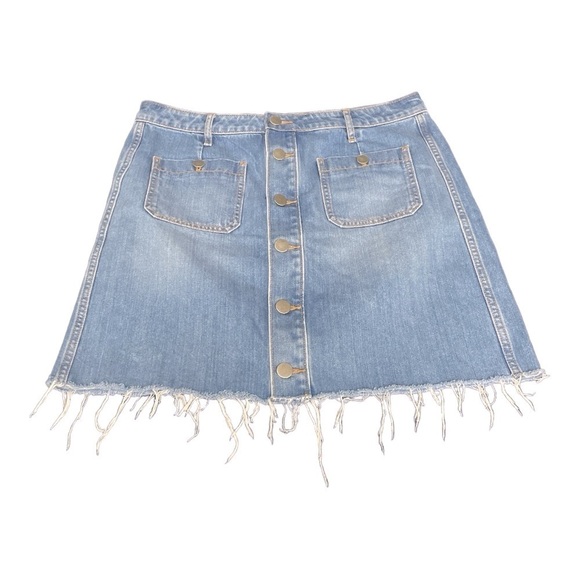 LOFT Jean Button
Up with front pockets Skirt 12 - Picture 4 of 9